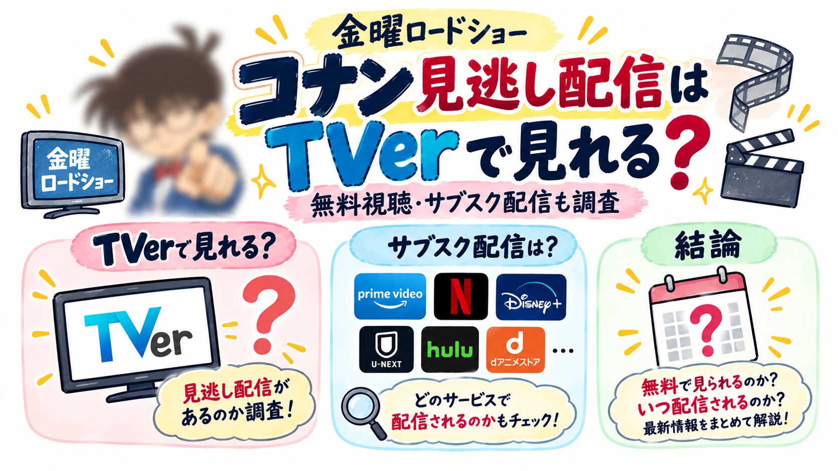 金曜ロードショー コナン 見逃し tver